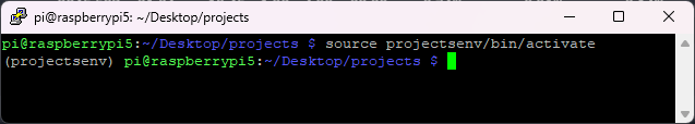 Python 3 activate Virtual Environment
